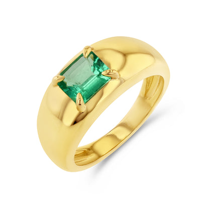 0.89ct Emerald Cloud Ring