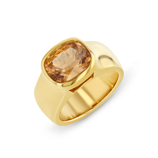 4.14CT CANADIAN GROSSULAR GARNET DUNE RING