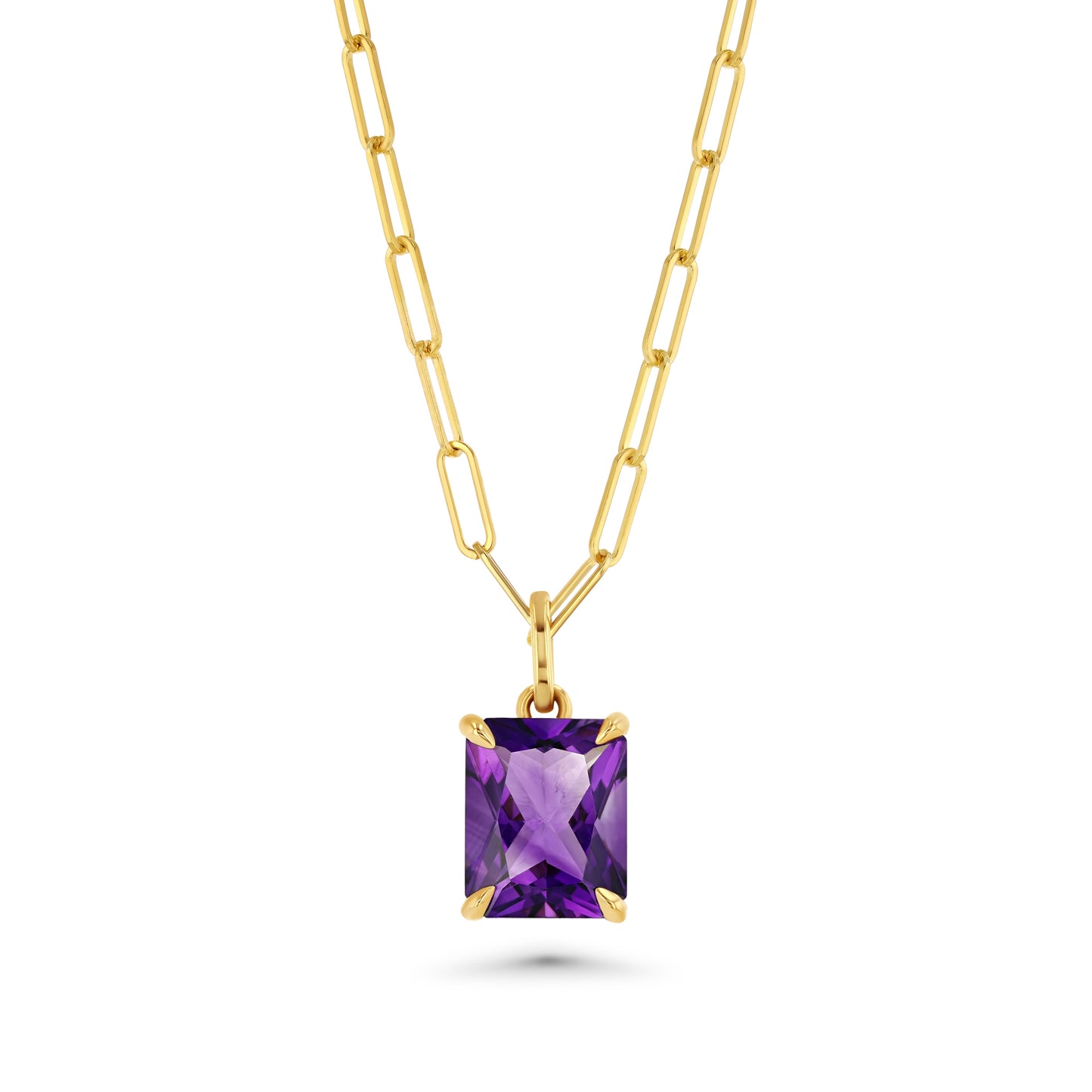 Arizona Amethyst Emerald Cut Charm