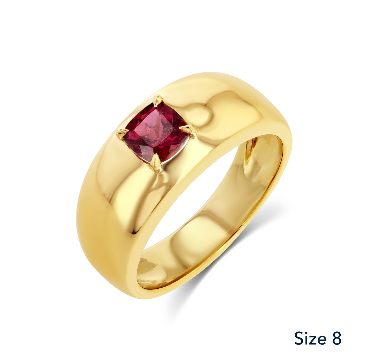 0.70CT PINK TOURMALINE CLOUD RING