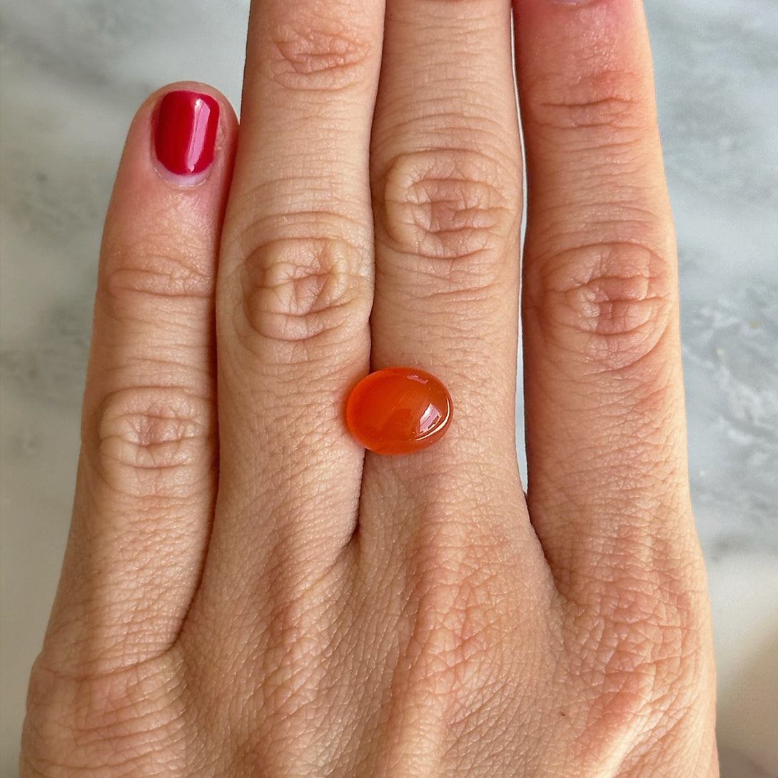 Outlets Carnelian/Sterling Israeli Ring