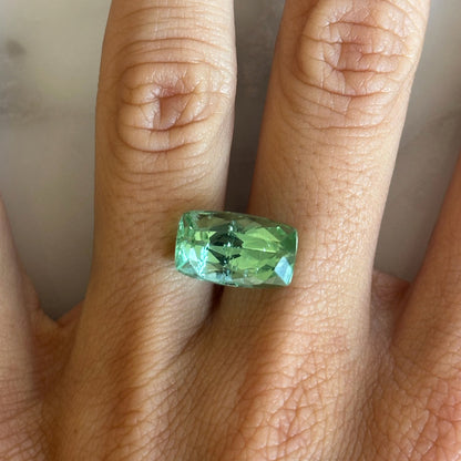 BESPOKE 7.25CT SEAFOAM GREEN TOURMALINE