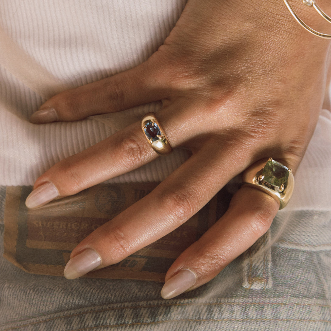 Sapphire Cloud Ring