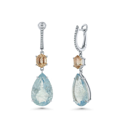 Aquamarine Sunstone Drops