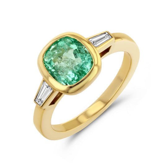 MUZO EMERALD & DIAMOND RING