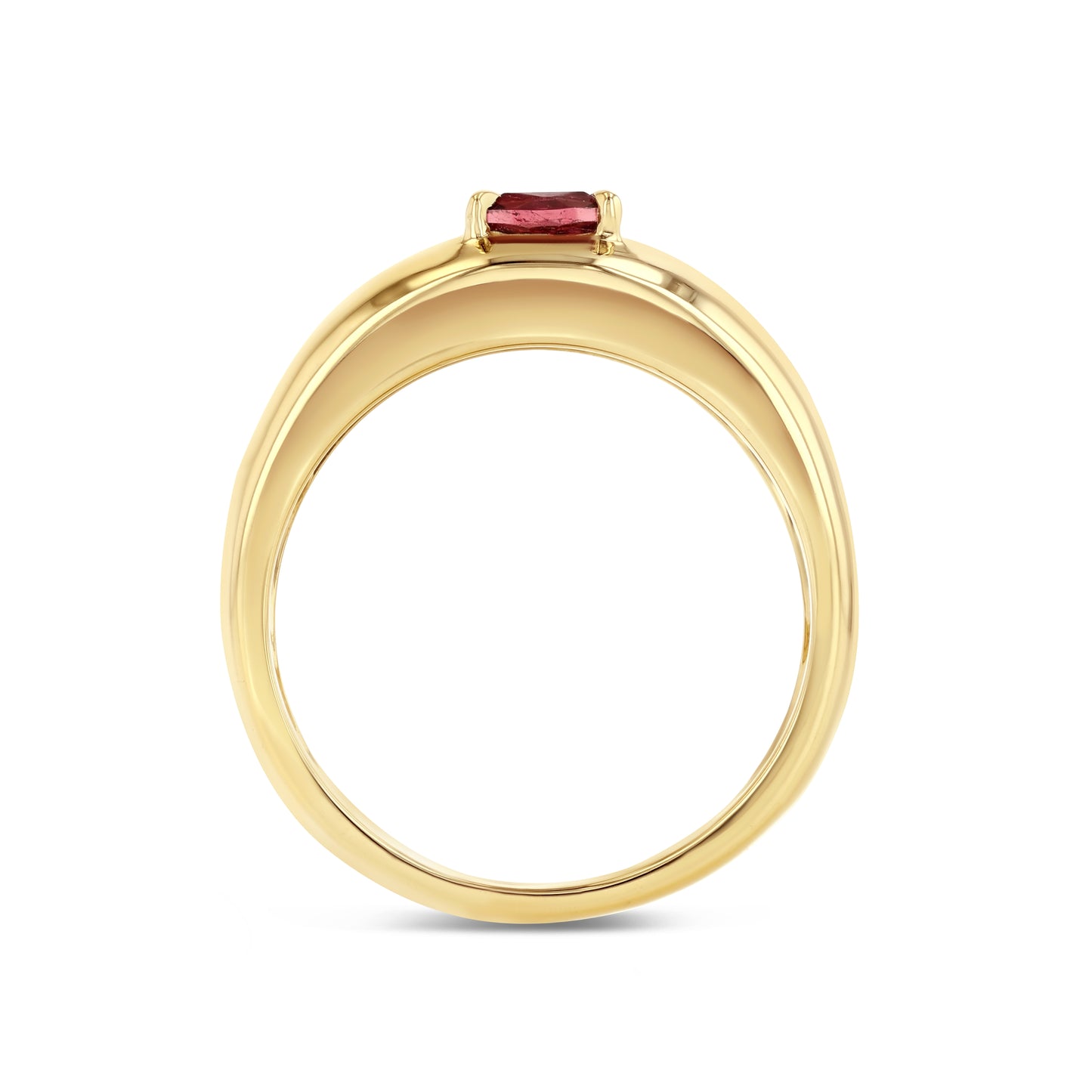 0.70CT PINK TOURMALINE CLOUD RING