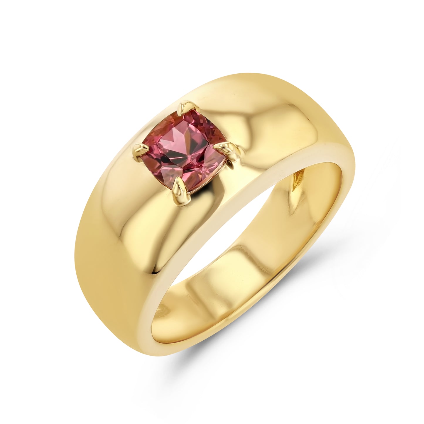 0.70CT PINK TOURMALINE CLOUD RING