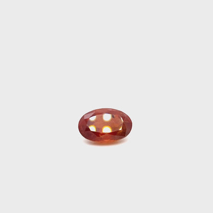 BESPOKE 6.09CT ORANGE RED SAPPHIRE