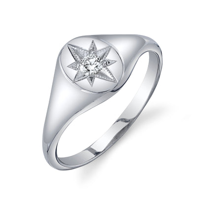 NORTH STAR SIGNET RING