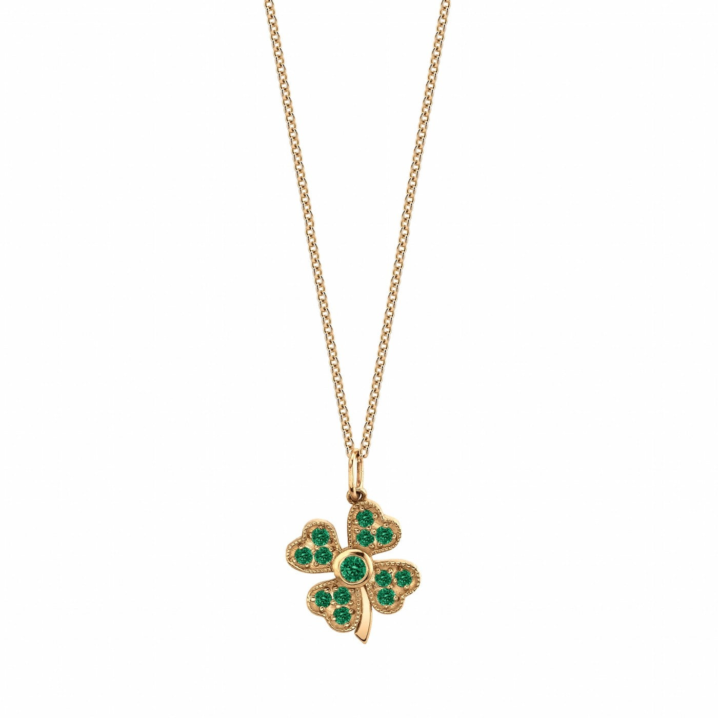 EMERALD CLOVER CHARM – Starling