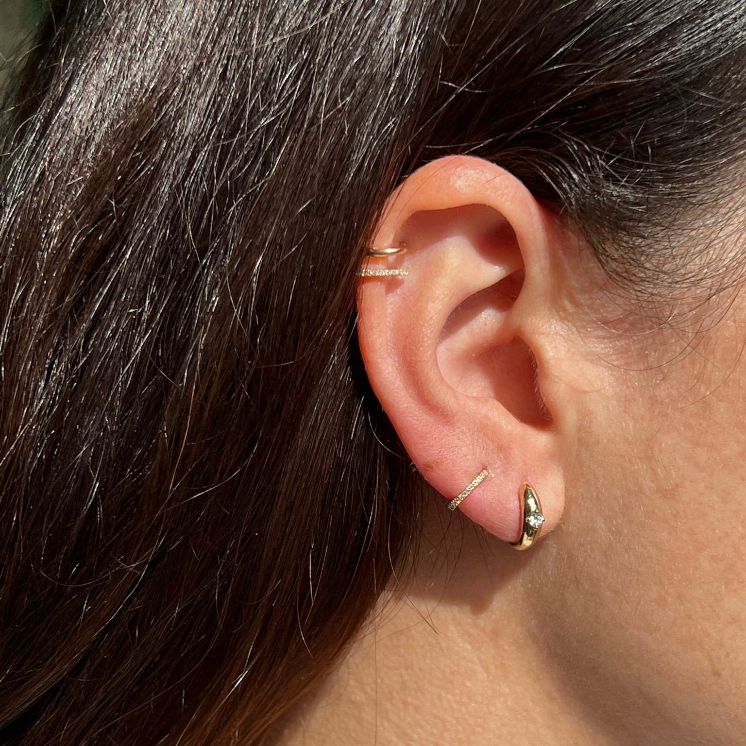 Tiny Helix Piercing Helix Earring Hoop Cartilage Hoop Helix 
